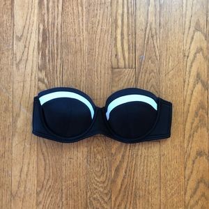 Victoria’s Secret Black Bandeau Bikini Top